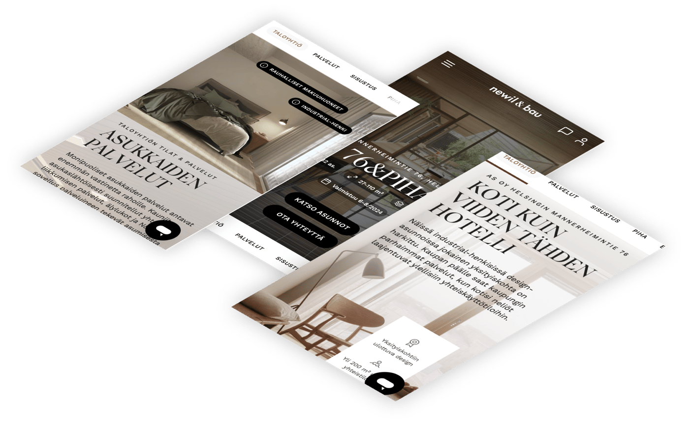 Newil&Bau marketing site
