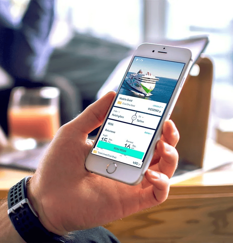 Tallink mobile booking flow