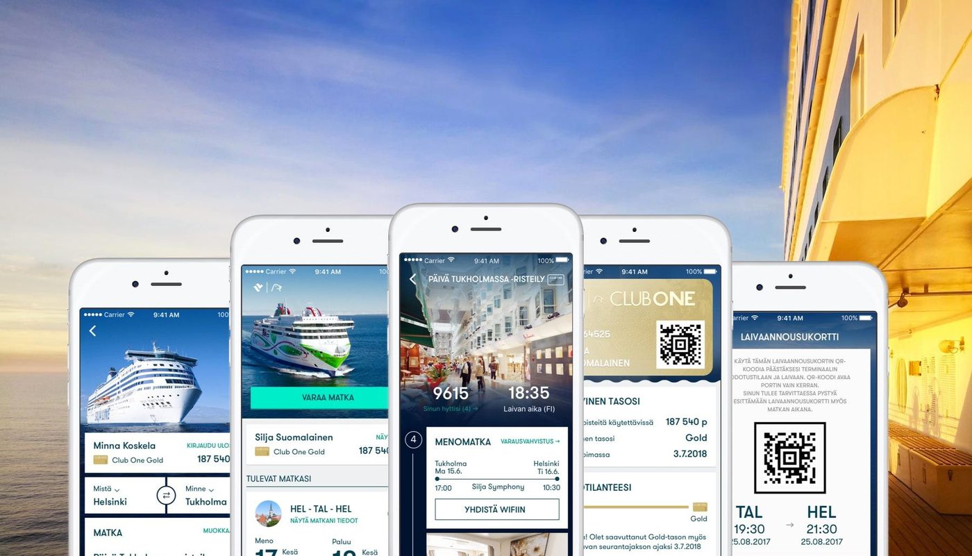 Club One card inside the app